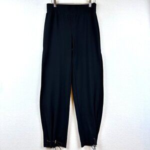 Alice + Olivia Miami Side Slit Joggers Harem Women Small Black Grunge Goth Pants